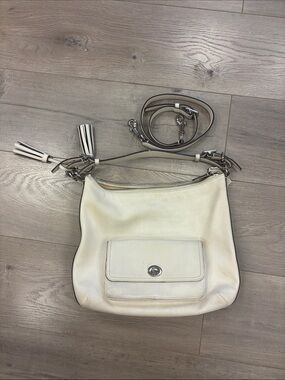 Coach vintage legacy Leather Shoulder Bag with Tassel